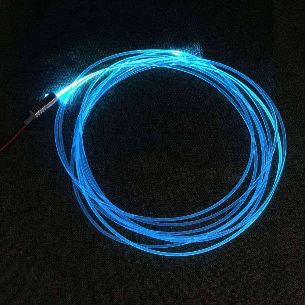 "fiber optic pool light"